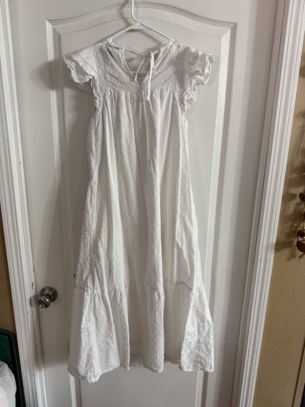 Who What Wear Women’s White Boho Sun Dress Sz XS. AP-145 - Picture 3 of 3